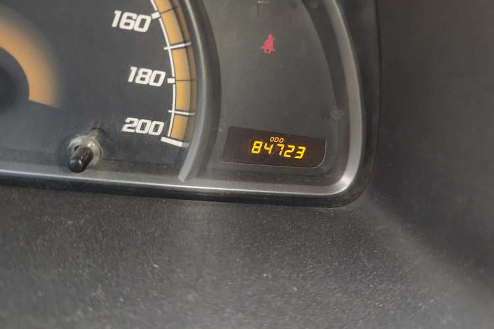 Used Chevrolet Sail 2010 Hatchback 1.2L Manual Warm Edition Odometer Close Up