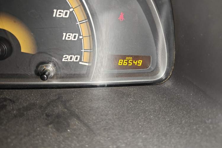 Used Chevrolet Sail 2010 Sedan 1.2L Manual Fashion Edition Odometer Close Up