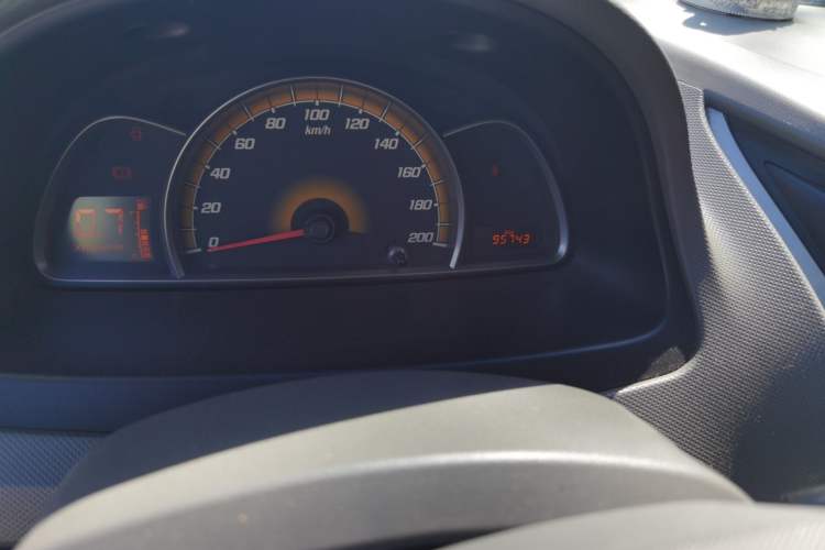 Used Chevrolet Sail 2010 Sedan 1.4L Manual Enjoyment Edition Odometer Close Up