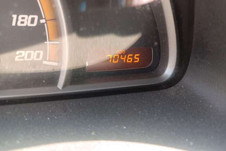 Used Chevrolet Sail 2010 Sedan 1.2L Manual Warm Edition Odometer Close Up