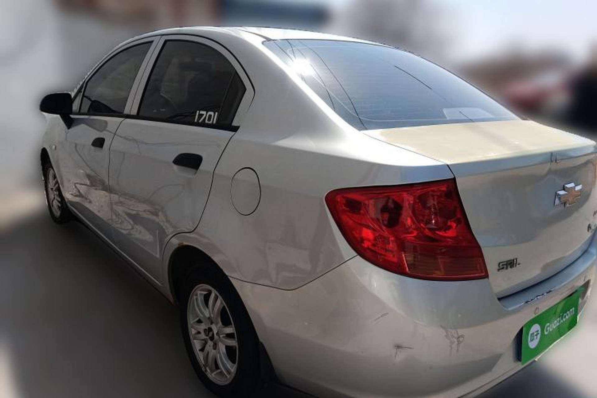 Used Chevrolet Sail 2010 Sedan 1.4L Manual Ideal Edition Rear Left 45 Deg