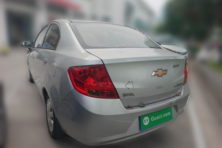 Used Chevrolet Sail 2010 Sedan 1.4L Manual Enjoyment Edition Rear Left 45 Deg