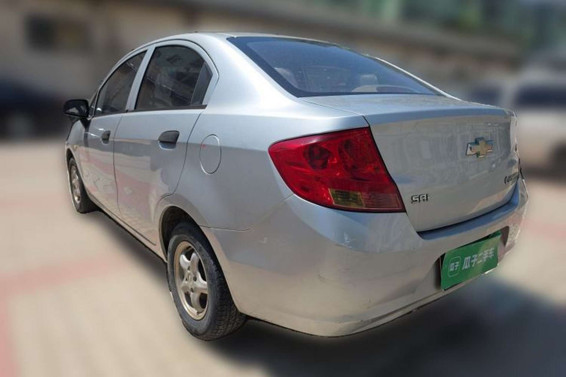 Used Chevrolet Sail 2010 Sedan 1.2L Manual Warm Edition Rear Left 45 Deg