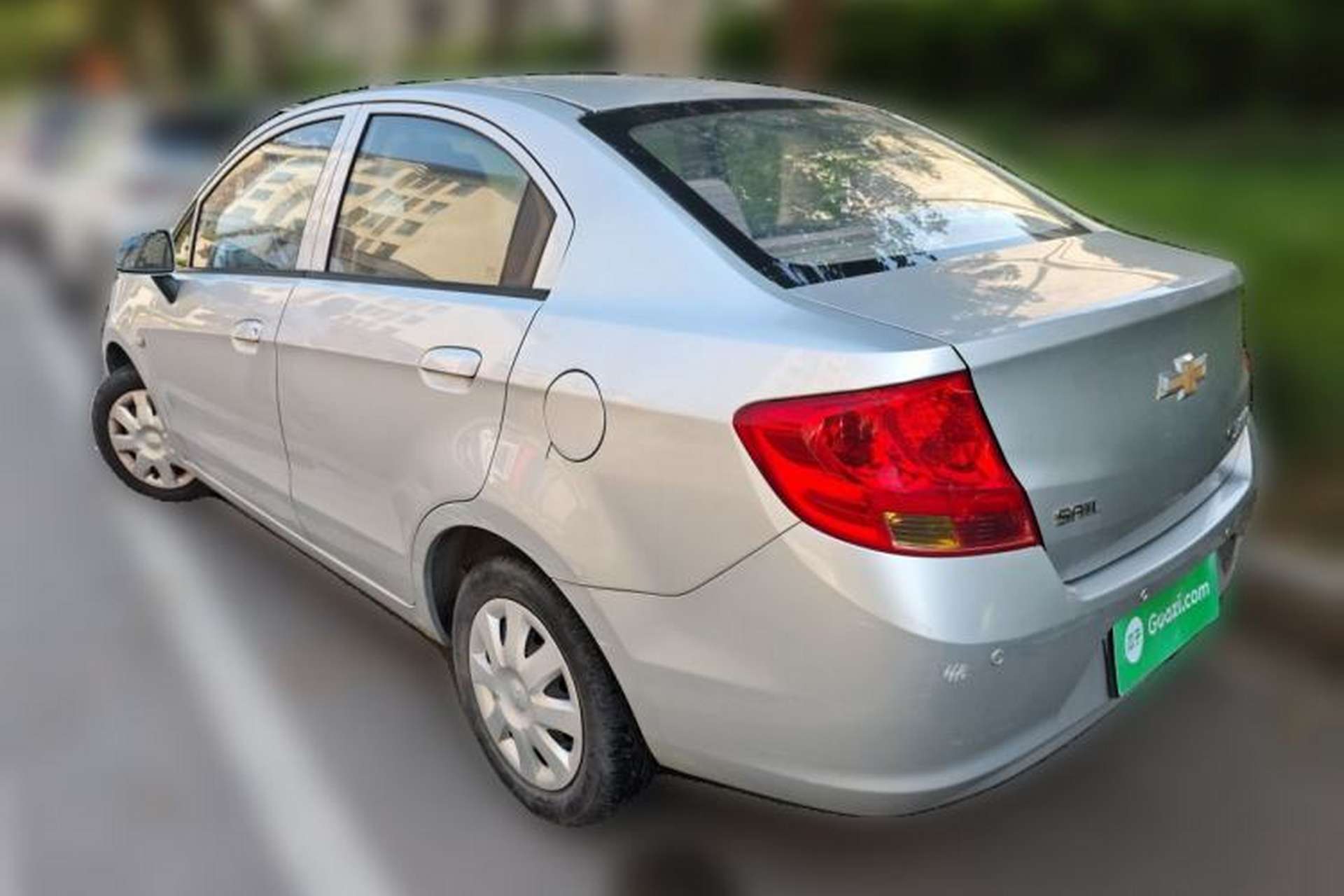 Used Chevrolet Sail 2010 Sedan 1.4L Manual Enjoyment Edition Rear Left 45 Deg
