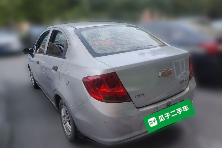 Used Chevrolet Sail 2010 Sedan 1.4L Manual Ideal Edition Rear Left 45 Deg