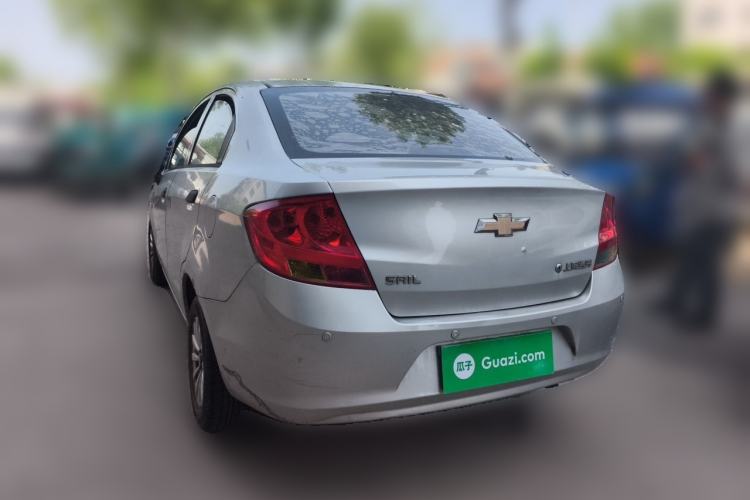Used Chevrolet Sail 2010 Sedan 1.2L Manual Warm Edition Rear Left 45 Deg