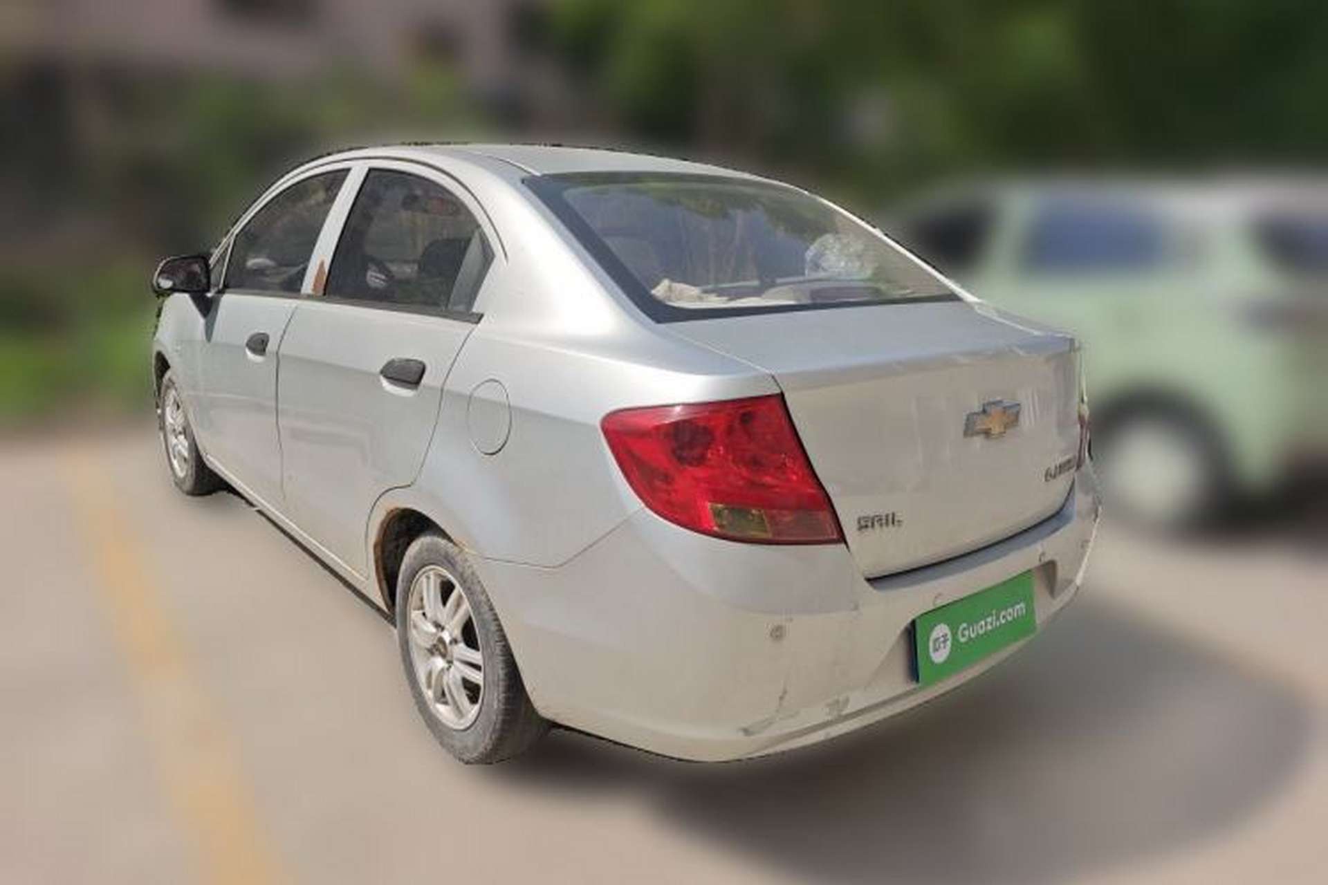 Used Chevrolet Sail 2010 Sedan 1.4L Manual Ideal Edition Rear Left 45 Deg
