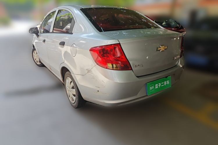 Used Chevrolet Sail 2010 Sedan 1.4L Manual Ideal Edition Rear Left 45 Deg