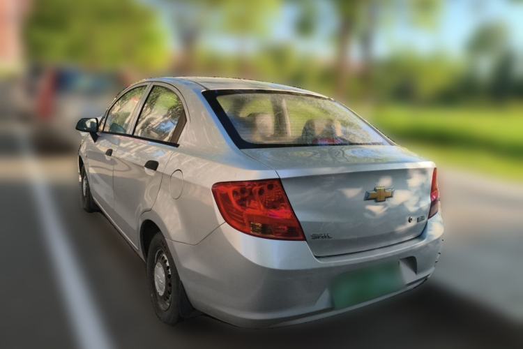 Used Chevrolet Sail 2010 Sedan 1.2L Manual Warm Edition Rear Left 45 Deg