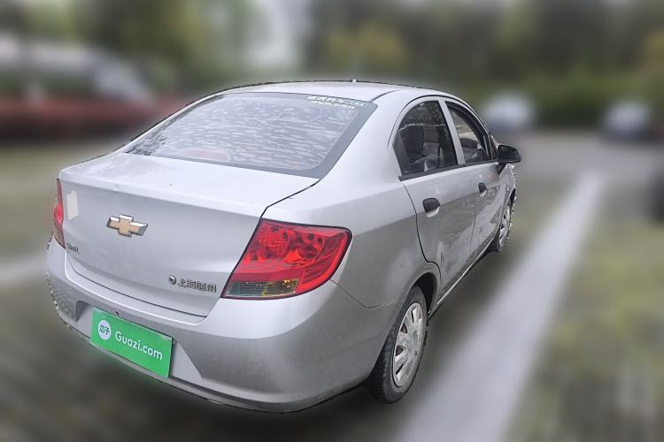 Used Chevrolet Sail 2010 Sedan 1.4L Manual Ideal Edition Rear Right 45 Deg