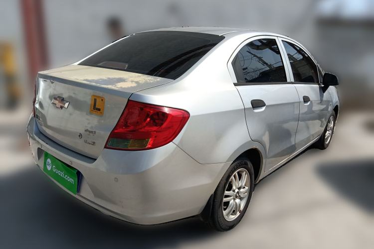 Used Chevrolet Sail 2010 Sedan 1.4L Manual Ideal Edition Rear Right 45 Deg