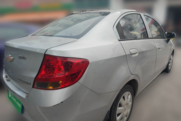 Used Chevrolet Sail 2010 Sedan 1.4L Manual Enjoyment Edition Rear Right 45 Deg