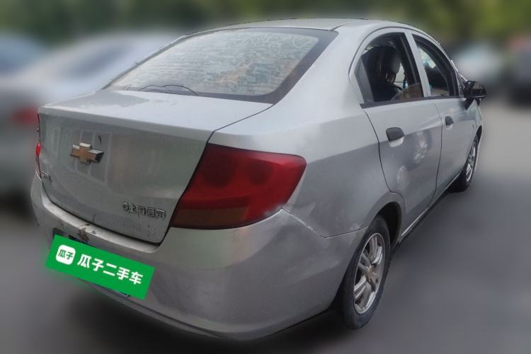 Used Chevrolet Sail 2010 Sedan 1.4L Manual Ideal Edition Rear Right 45 Deg