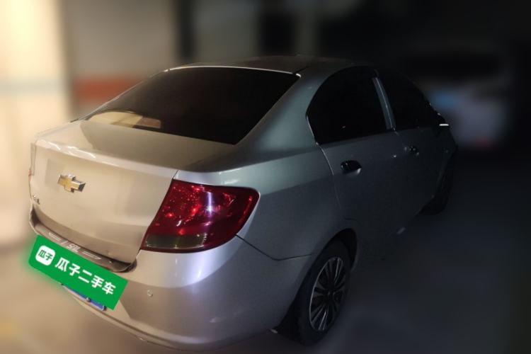 Used Chevrolet Sail 2010 Sedan 1.4L Manual Ideal Edition Rear Right 45 Deg