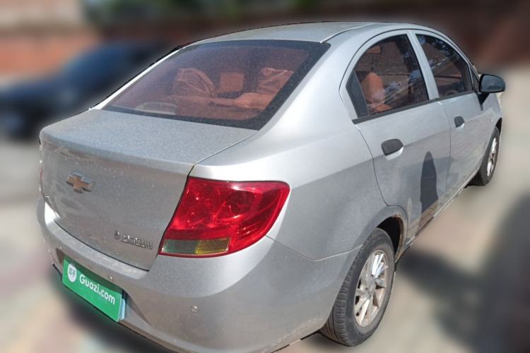 Used Chevrolet Sail 2010 Sedan 1.2L Manual Warm Edition Rear Right 45 Deg