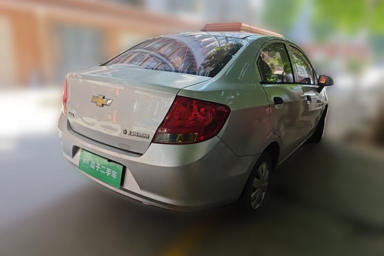 Used Chevrolet Sail 2010 Sedan 1.4L Manual Ideal Edition Rear Right 45 Deg