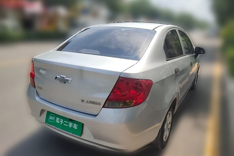 Used Chevrolet Sail 2010 Hatchback 1.2L Manual Warm Edition Rear Right 45 Deg