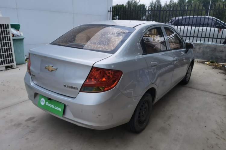 Used Chevrolet Sail 2010 Sedan 1.4L Manual Enjoyment Edition Rear Right 45 Deg
