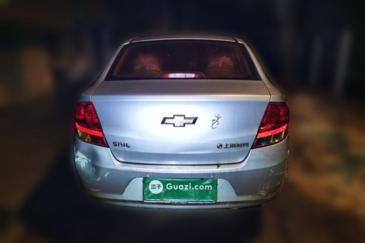 Used Chevrolet Sail 2010 Sedan 1.2L Manual Warm Edition Rear