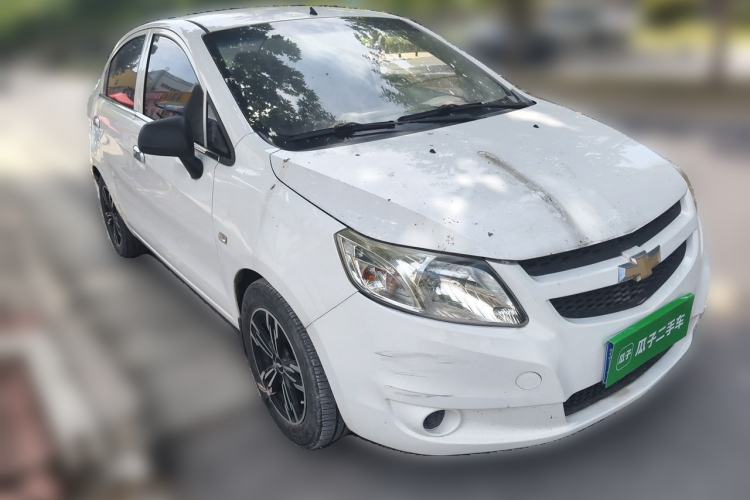 Used Chevrolet Sail 2010 Sedan 1.2L Manual Warm Edition Front Right 45 Deg