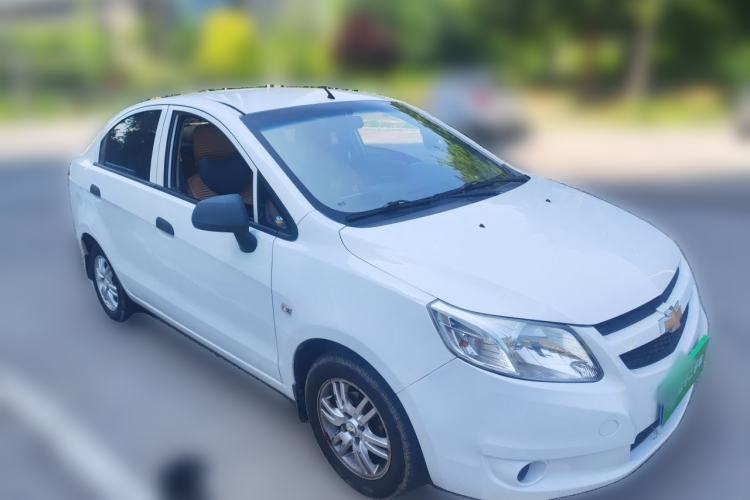 Used Chevrolet Sail 2010 Sedan 1.2L AMT Ideal Edition Front Right 45 Deg