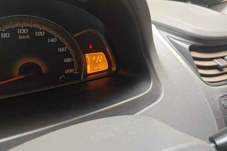 Used Chevrolet Sail 2010 Hatchback 1.2L AMT Ideal Edition Odometer Close Up