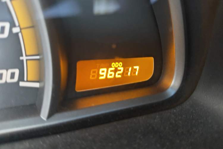 Used Chevrolet Sail 2010 Sedan 1.4L Manual Enjoyment Edition Odometer Close Up