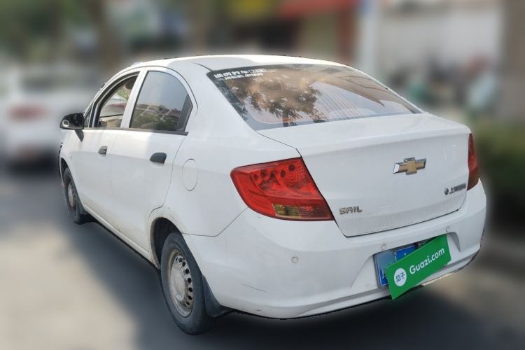 Used Chevrolet Sail 2010 Sedan 1.2L Manual Warm Edition Rear Left 45 Deg