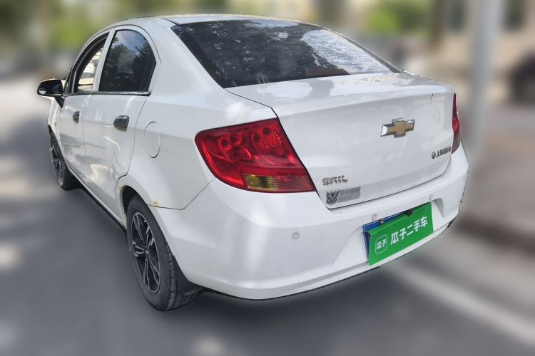 Used Chevrolet Sail 2010 Sedan 1.2L Manual Warm Edition Rear Left 45 Deg