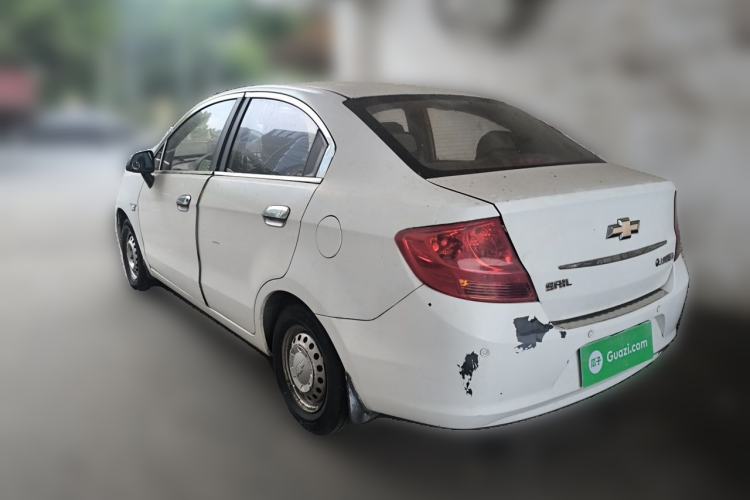 Used Chevrolet Sail 2010 Sedan 1.2L Manual Warm Edition Rear Left 45 Deg