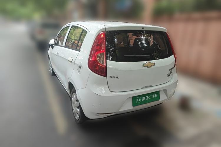 Used Chevrolet Sail 2010 Hatchback 1.2L AMT Ideal Edition Rear Left 45 Deg