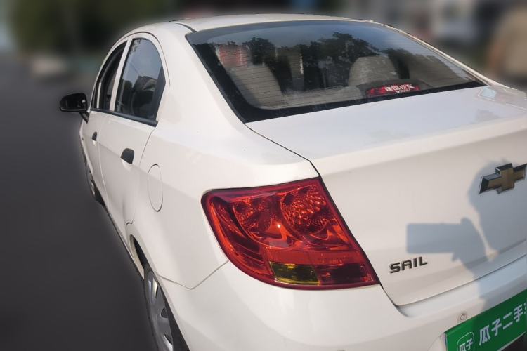 Used Chevrolet Sail 2010 Sedan 1.4L Manual Ideal Edition Rear Left 45 Deg