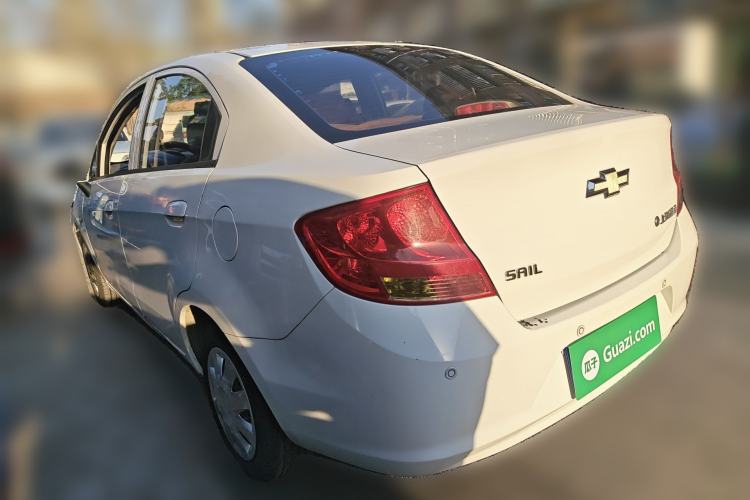 Used Chevrolet Sail 2010 Sedan 1.4L Manual Enjoyment Edition Rear Left 45 Deg