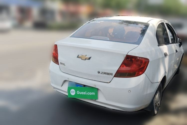 Used Chevrolet Sail 2010 Sedan 1.2L Manual Warm Edition Rear Right 45 Deg