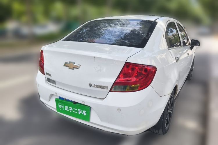 Used Chevrolet Sail 2010 Sedan 1.2L Manual Warm Edition Rear Right 45 Deg