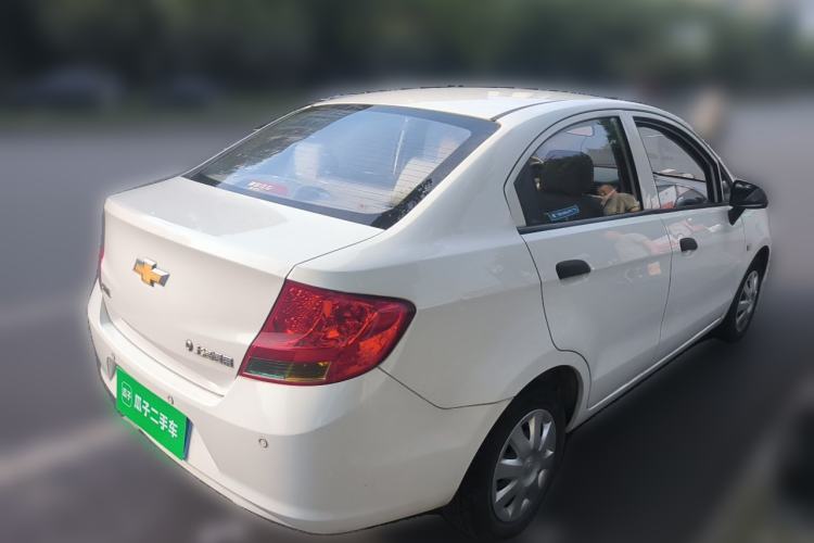 Used Chevrolet Sail 2010 Sedan 1.4L Manual Ideal Edition Rear Right 45 Deg