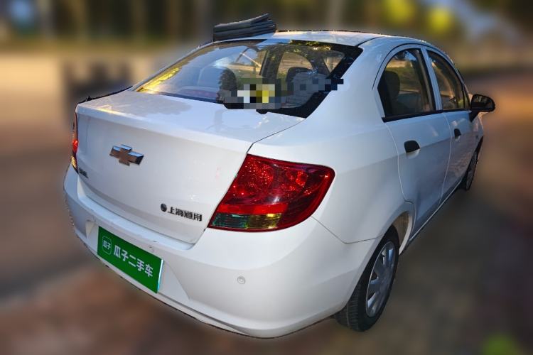 Used Chevrolet Sail 2010 Sedan 1.4L Manual Ideal Edition Rear Right 45 Deg