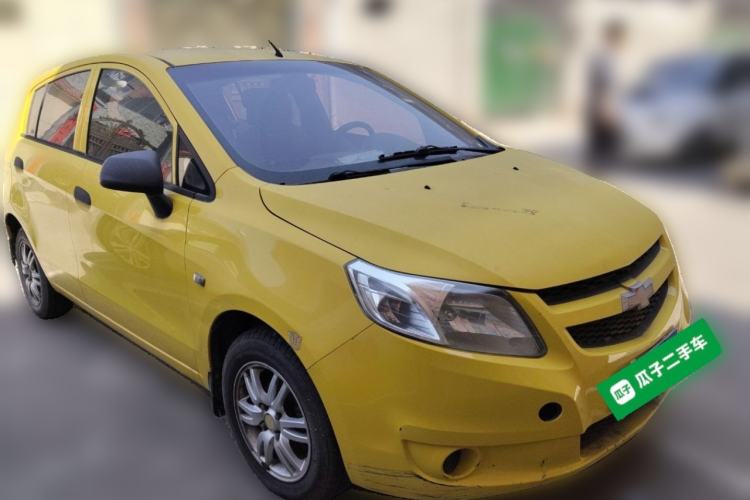 Used Chevrolet Sail 2010 Hatchback 1.2L Manual Warm Edition Front Right 45 Deg