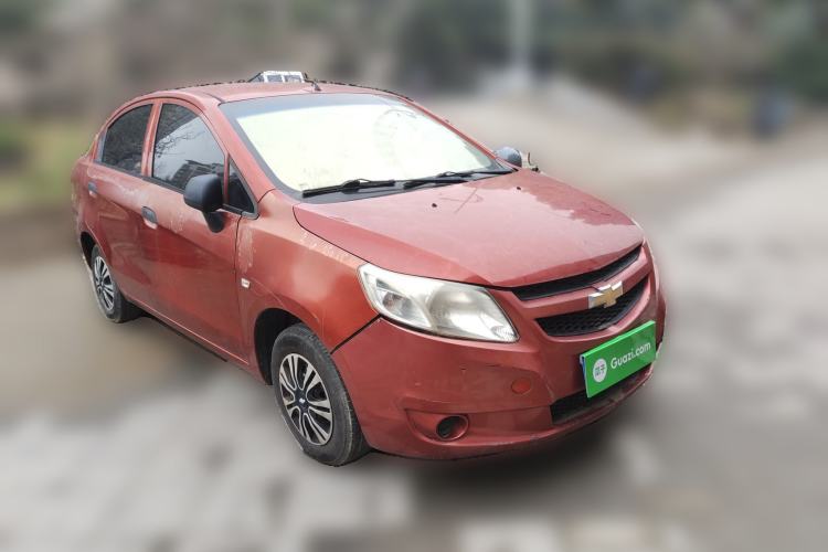 Used Chevrolet Sail 2010 Sedan 1.2L Manual Fashion Edition Front Right 45 Deg