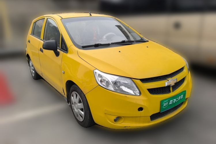Used Chevrolet Sail 2010 Hatchback 1.2L AMT Ideal Edition Front Right 45 Deg