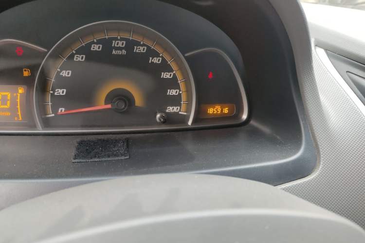 Used Chevrolet Sail 2010 Sedan 1.2L Manual Fashion Edition Odometer Close Up