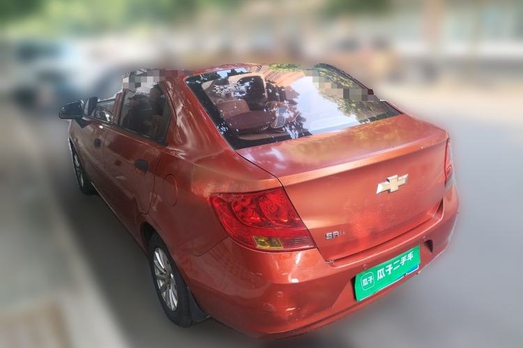 Used Chevrolet Sail 2010 Sedan 1.2L Manual Warm Edition Rear Left 45 Deg