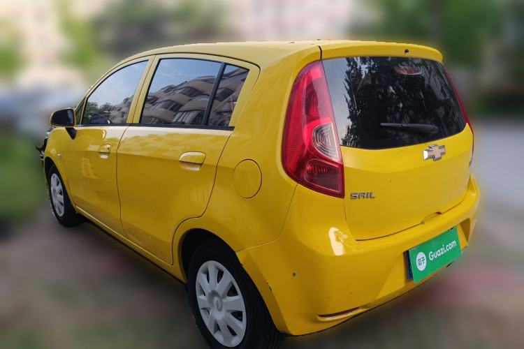 Used Chevrolet Sail 2010 Hatchback 1.4L AMT Elite Edition Rear Left 45 Deg