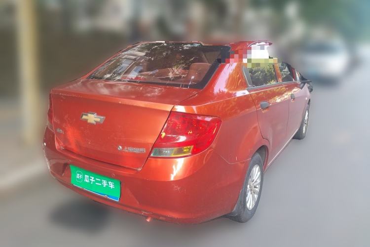 Used Chevrolet Sail 2010 Sedan 1.2L Manual Warm Edition Rear Right 45 Deg