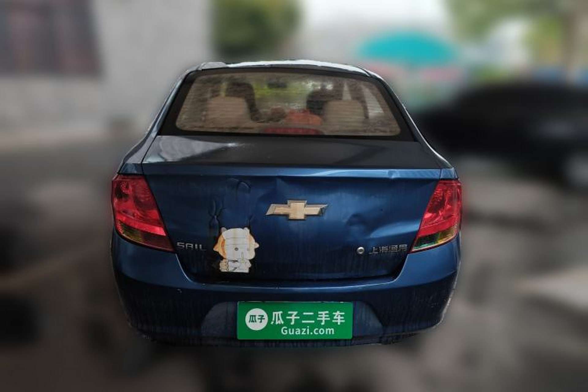 Used Chevrolet Sail 2011 Sedan 1.4L Manual Happiness Edition Rear