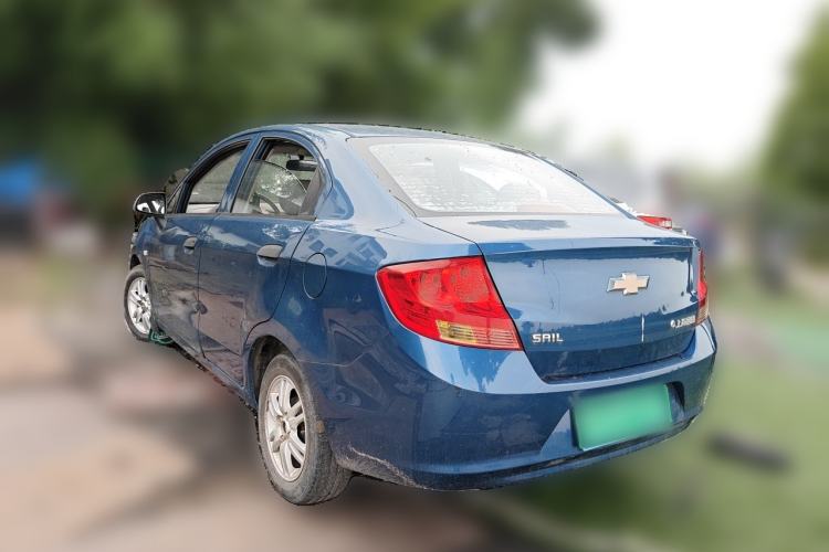 Used Chevrolet Sail 2011 Sedan 1.4L Manual Happiness Edition Rear Left 45 Deg