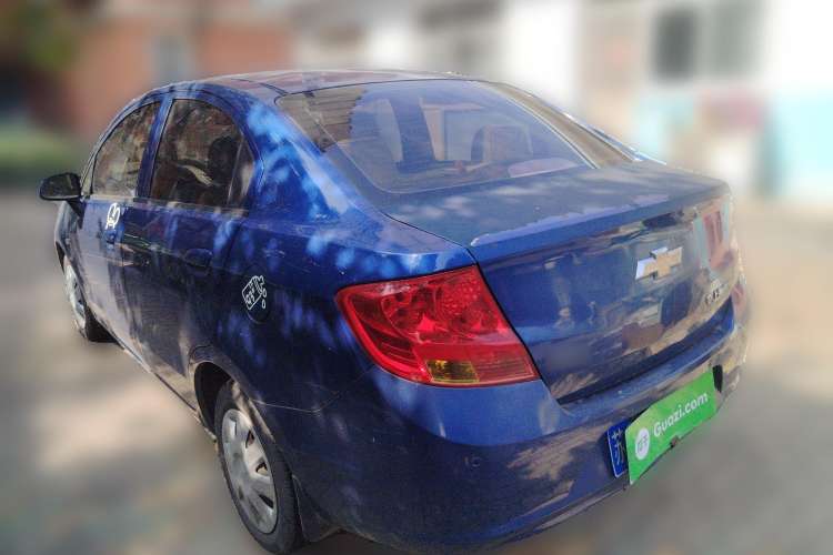 Used Chevrolet Sail 2011 Sedan 1.4L AMT Happiness Edition Rear Left 45 Deg