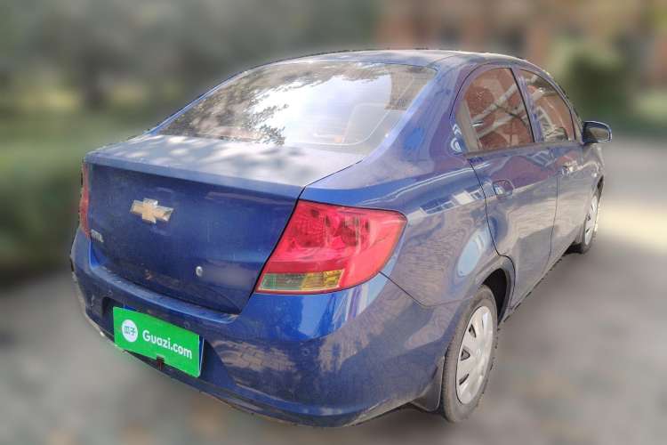 Used Chevrolet Sail 2011 Sedan 1.4L AMT Happiness Edition Rear Right 45 Deg