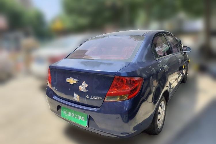 Used Chevrolet Sail 2011 Sedan 1.4L AMT Happiness Edition Rear Right 45 Deg