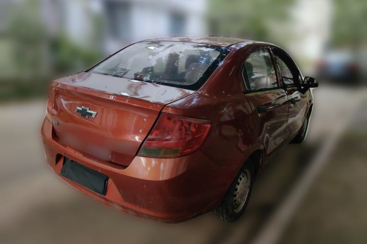 Used Chevrolet Sail 2011 Sedan 1.4L Manual Happiness Edition Rear Right 45 Deg